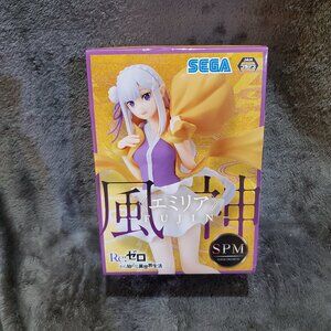 SEGA Re: Zero Emilia Wind God Ver. SPM Super Premium Model Prize Figure